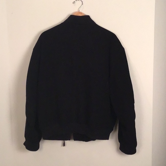 Hugo Boss black wool bomber size 54. XL - Picture 2 of 10
